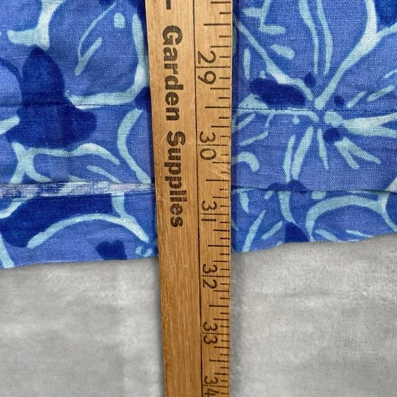 Polo Ralph Lauren Shirt men's XL Button Up Caldwell Floral Linen Loop Collar VTG - Picture 10 of 12